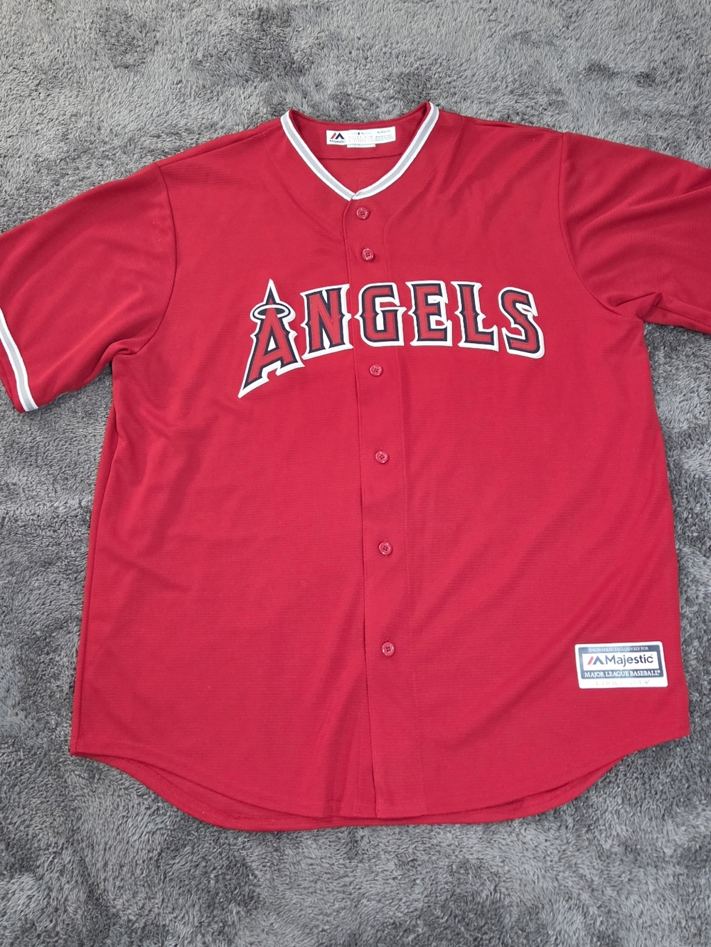 MLB Majestic Cool Base Los Angeles Angels Of Anaheim Shohei Ohtani Jersey, Sz XL